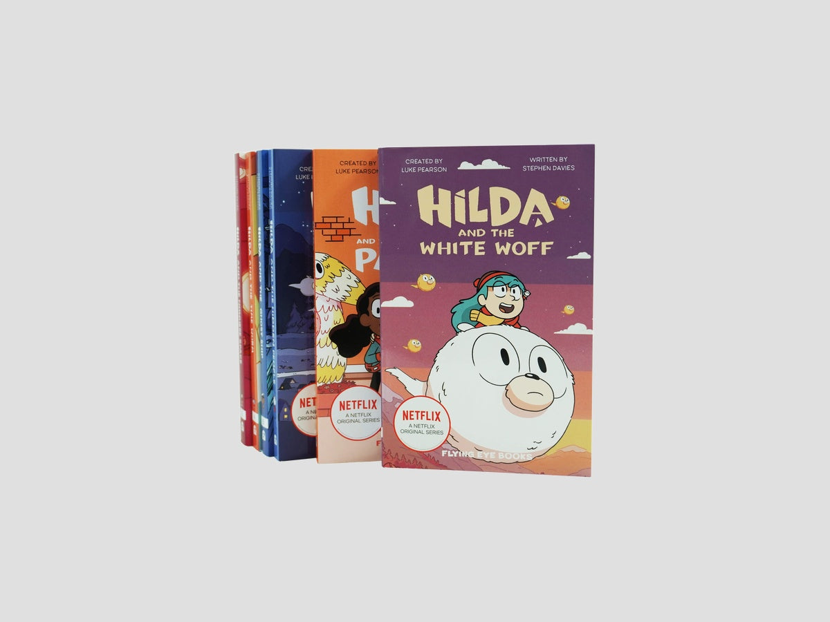 Hilda Netflix Original Series 6 Books Set Collection - Ages 7-10 by Flying Eye Books; 9789526540313