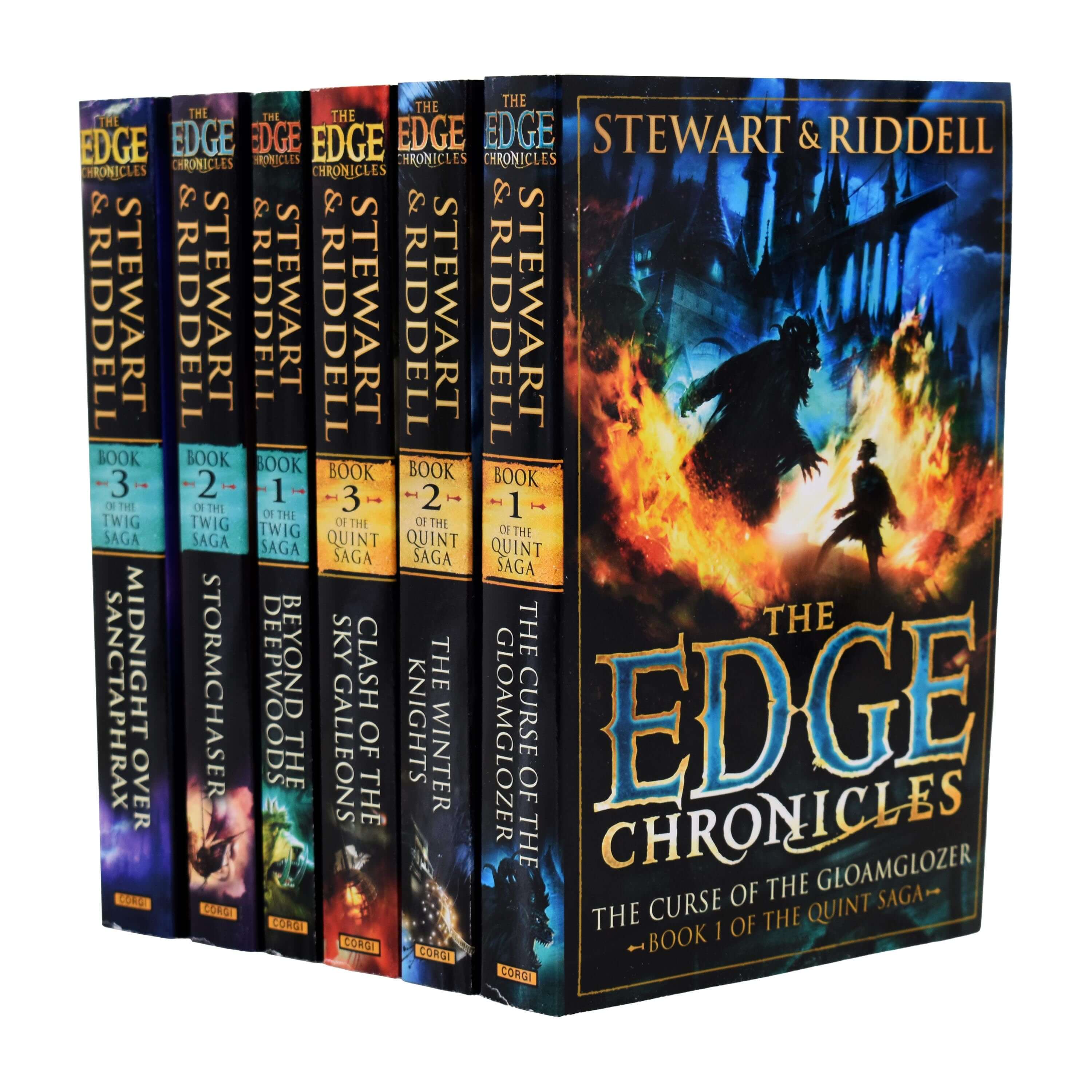The Edge Chronicles 6 Books Collection by Chris Riddell; 9780552577991