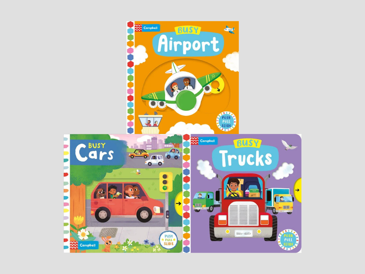 Campbell Busy Books 3 Book Collection