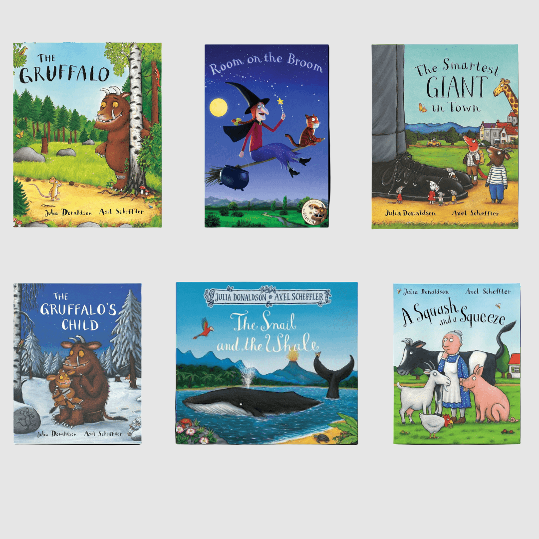 Julia Donaldson - 6 Picture Book Collection by Axel Scheffler; julia-donaldson-6-picture-book-set