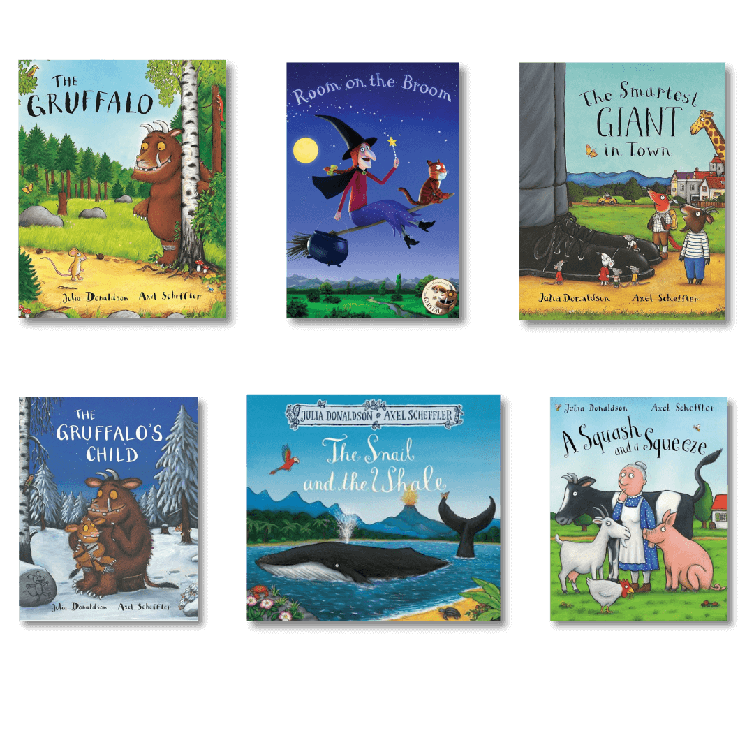 Julia Donaldson - 6 Picture Book Collection by Axel Scheffler; julia-donaldson-6-picture-book-set